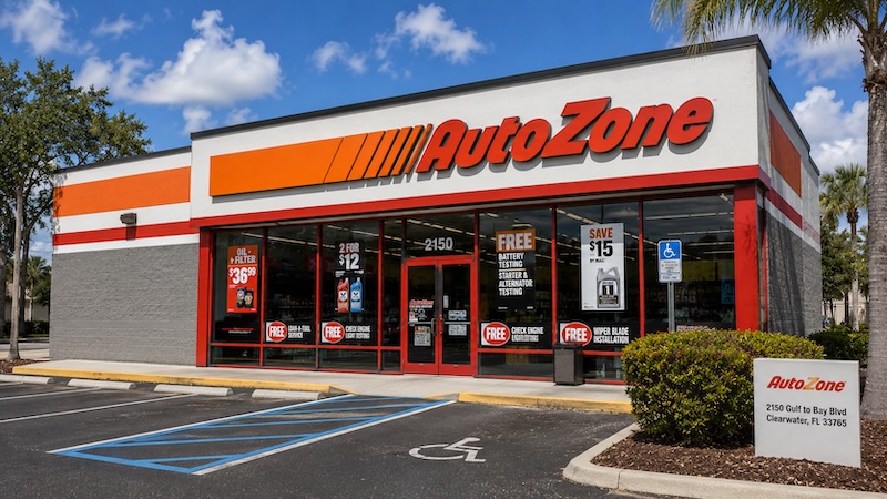 NNN AutoZone Ground Lease Clearwater, FL
