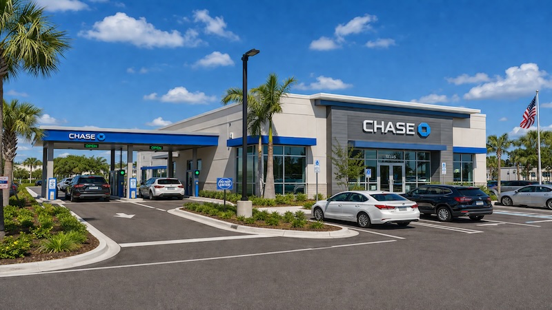 NNN Chase Bank branch