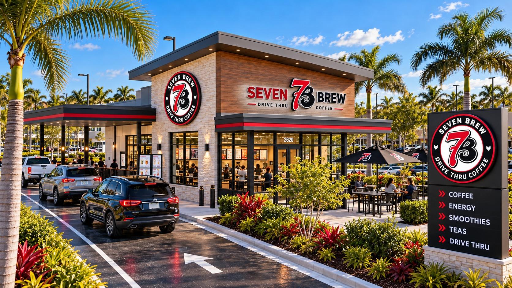 7 Brew drive-thru coffee NNN property